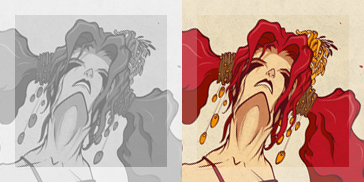 Lost Red Print